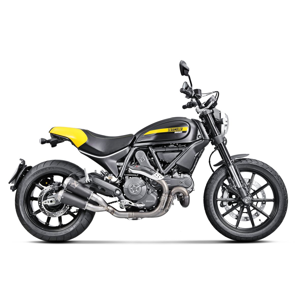 Akrapovic Titanium Slip-on Exhaust for DUCATI SCRAMBLER CAFÉ RACER 2018