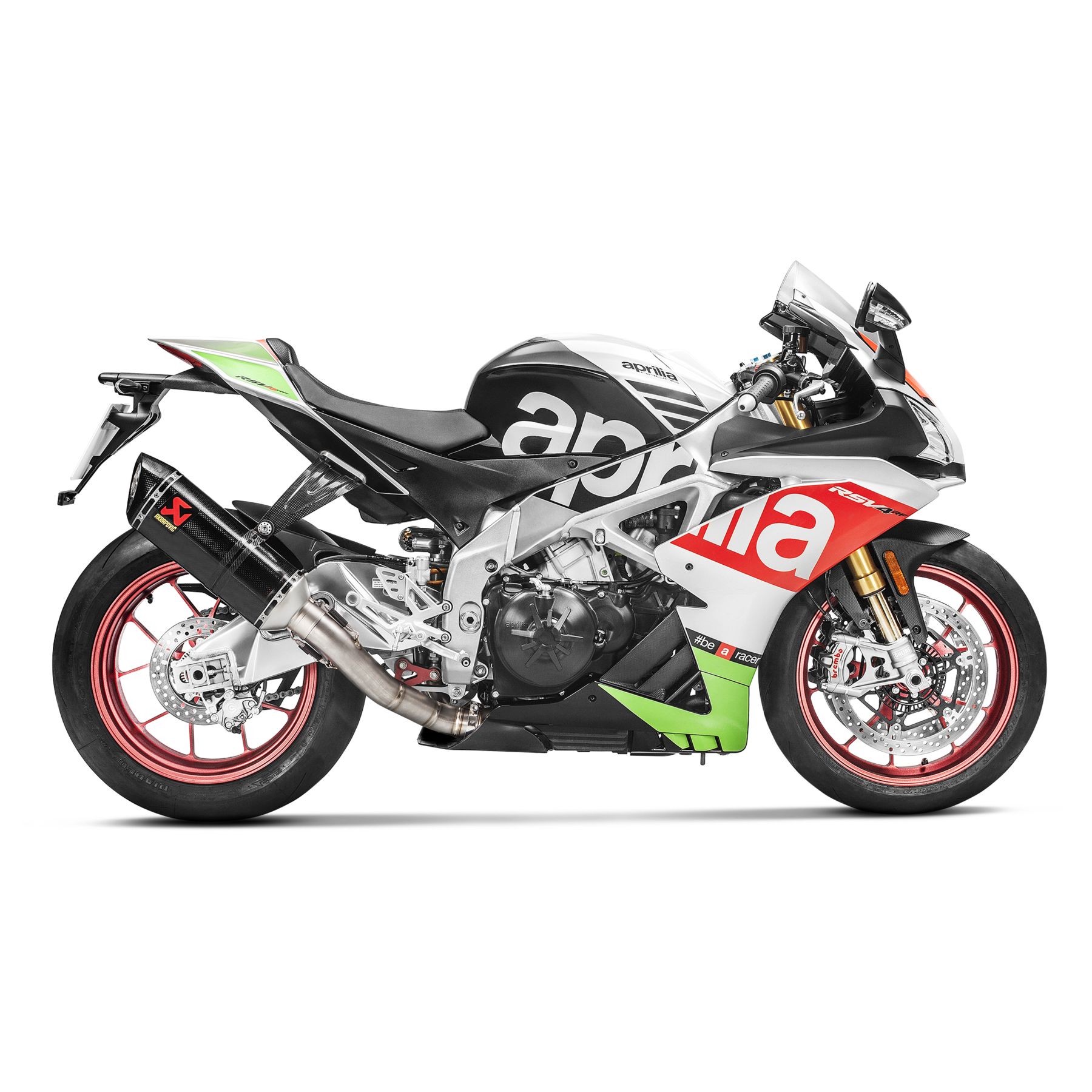 Akrapovic Slip-On Exhaust for Aprilia RSV4 RR
