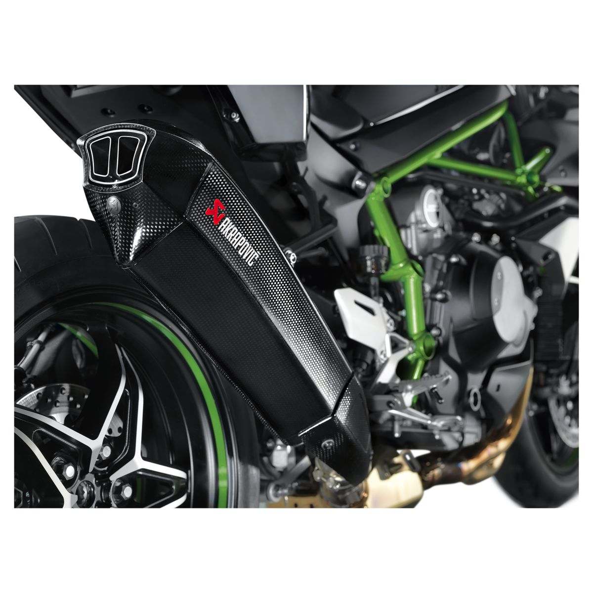Akrapovic Slip-On Exhaust for Kawasaki Ninja H2