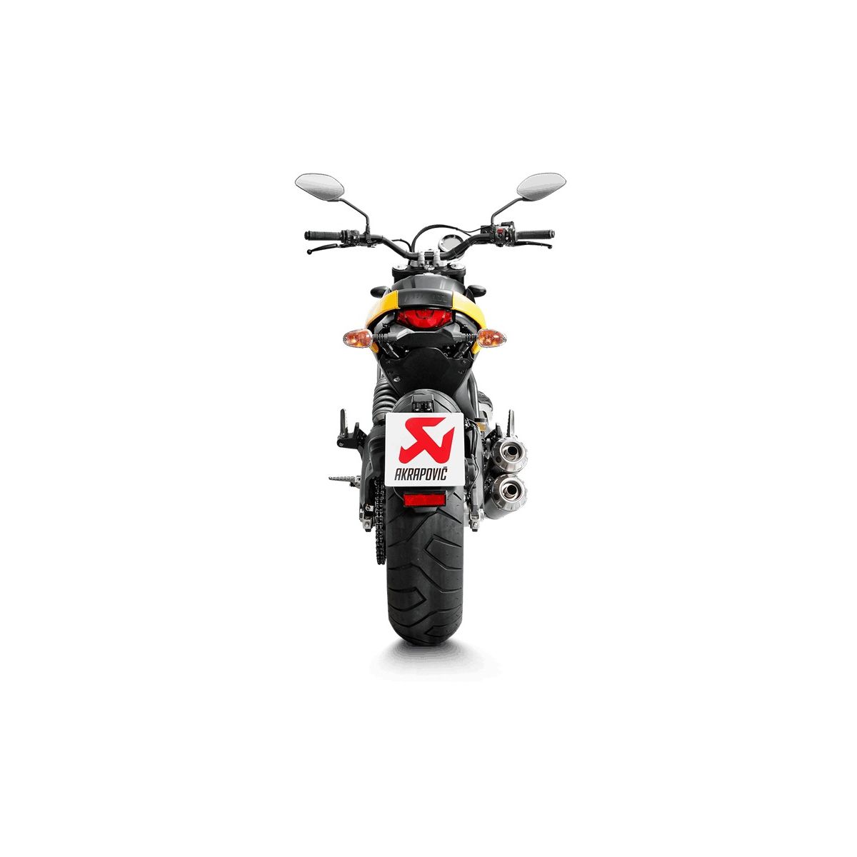 Akrapovic Titanium Slip-on Exhaust for DUCATI SCRAMBLER CAFÉ RACER 2018