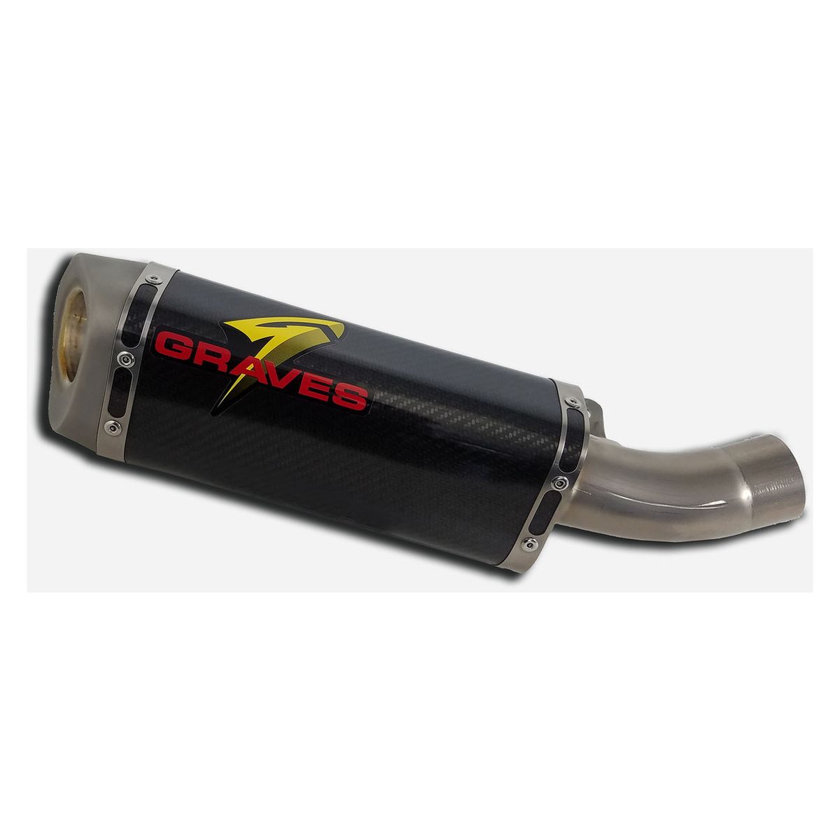 Graves Hexagonal Slip-On Exhaust for Kawasaki ZX6R