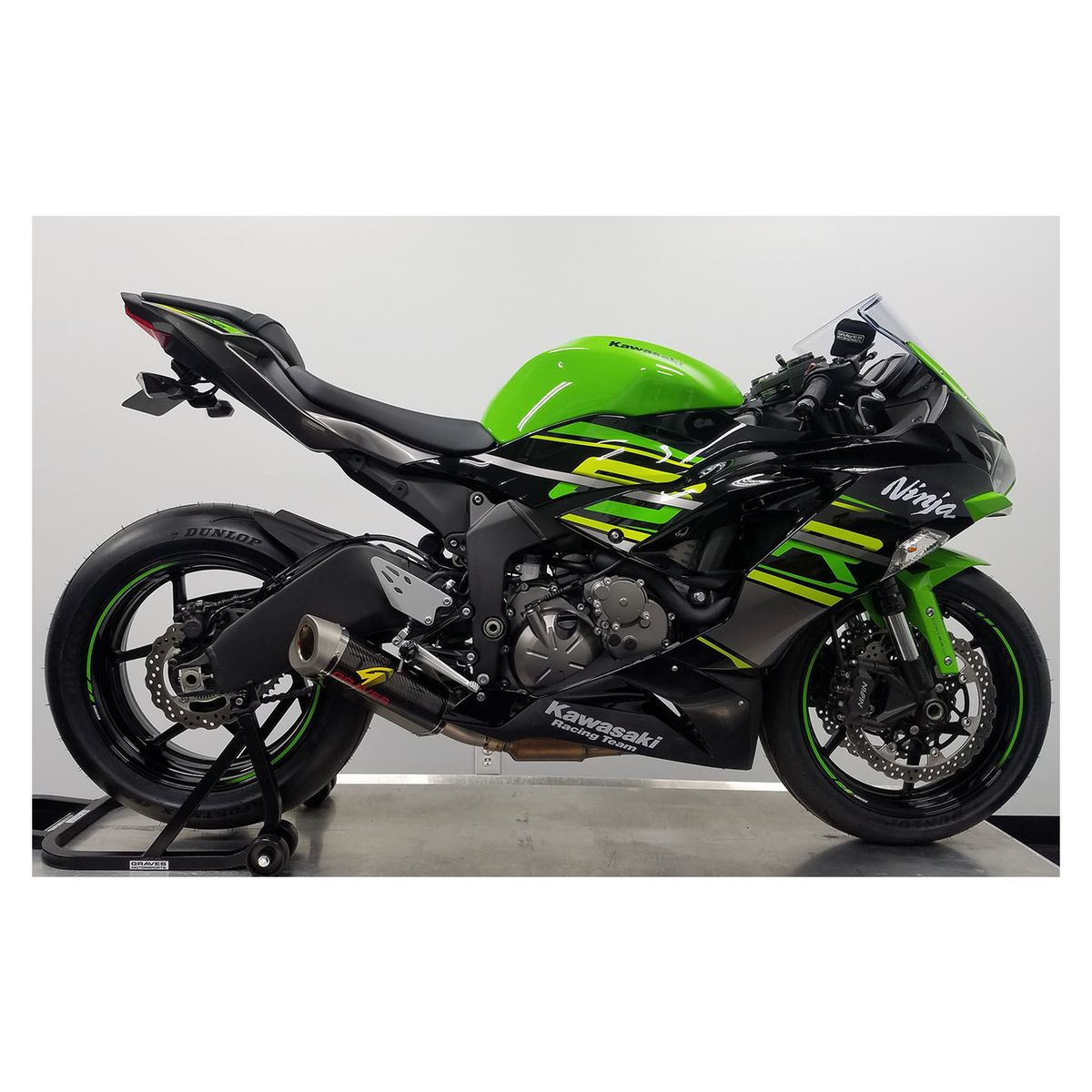 Graves Hexagonal Slip-On Exhaust for Kawasaki ZX6R