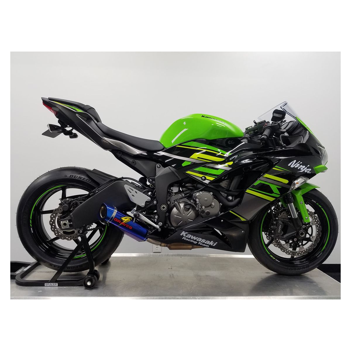 Graves Hexagonal Slip-On Exhaust for Kawasaki ZX6R
