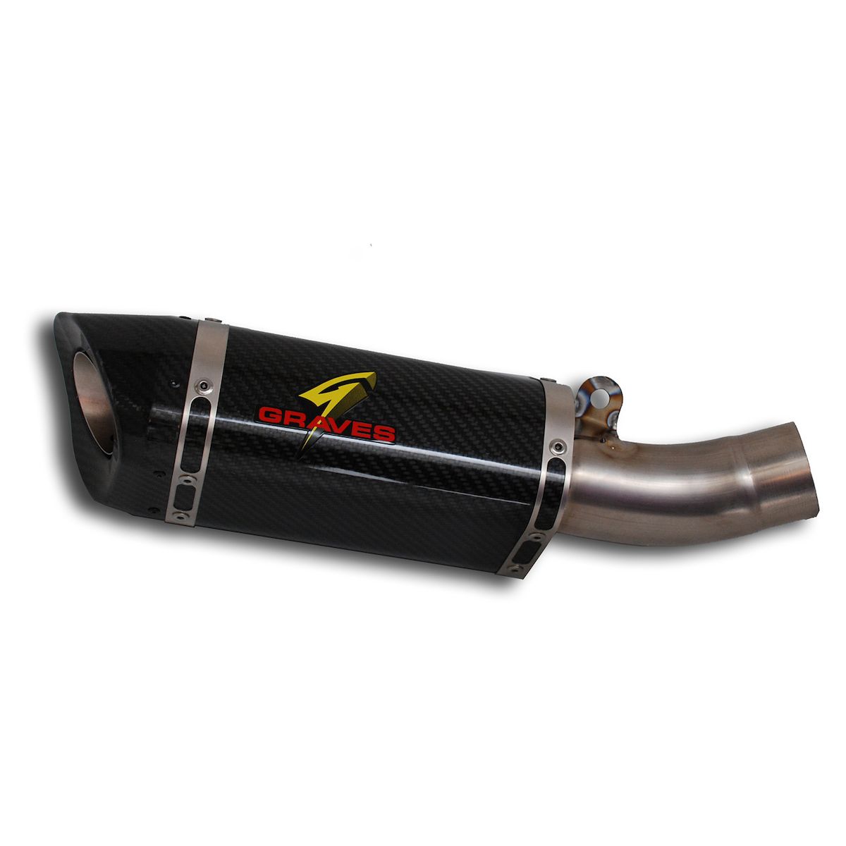 Graves Hexagonal Slip-On Exhaust for Kawasaki ZX6R
