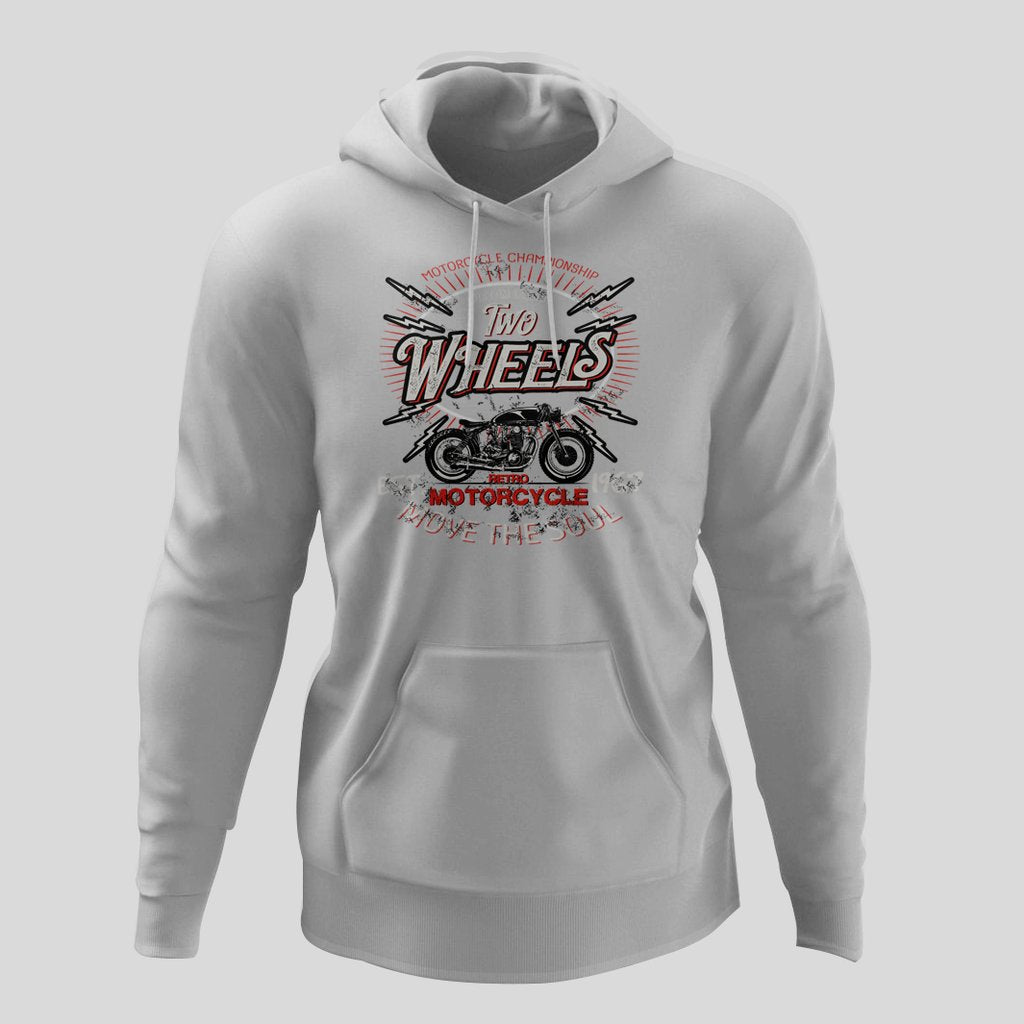 Two wheels Hoodie - Style 2 - Custom Made