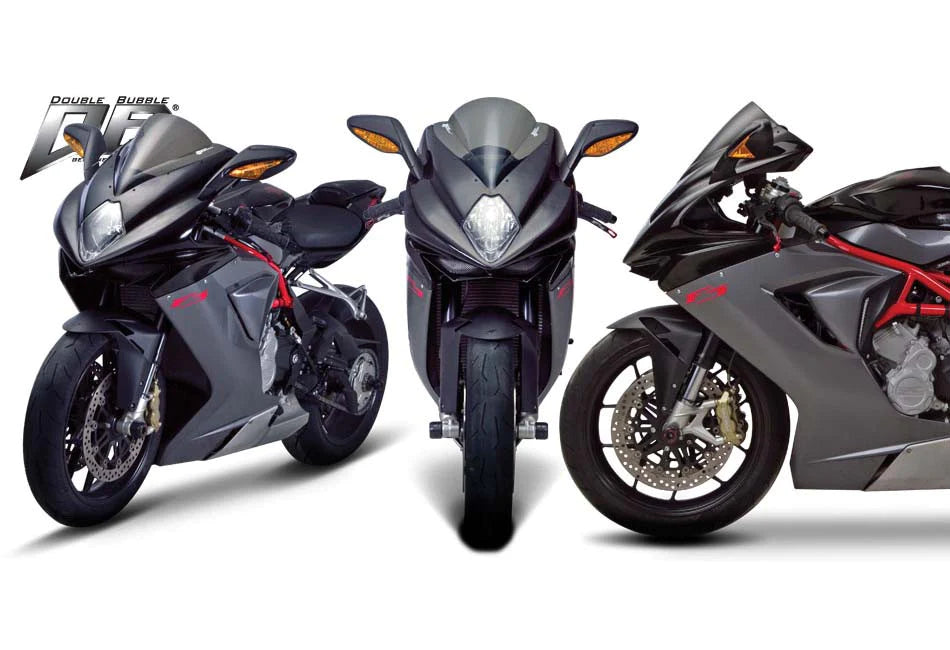 Zero Gravity Double Bubble Windscreen for MV Agusta F3 800 2012-19