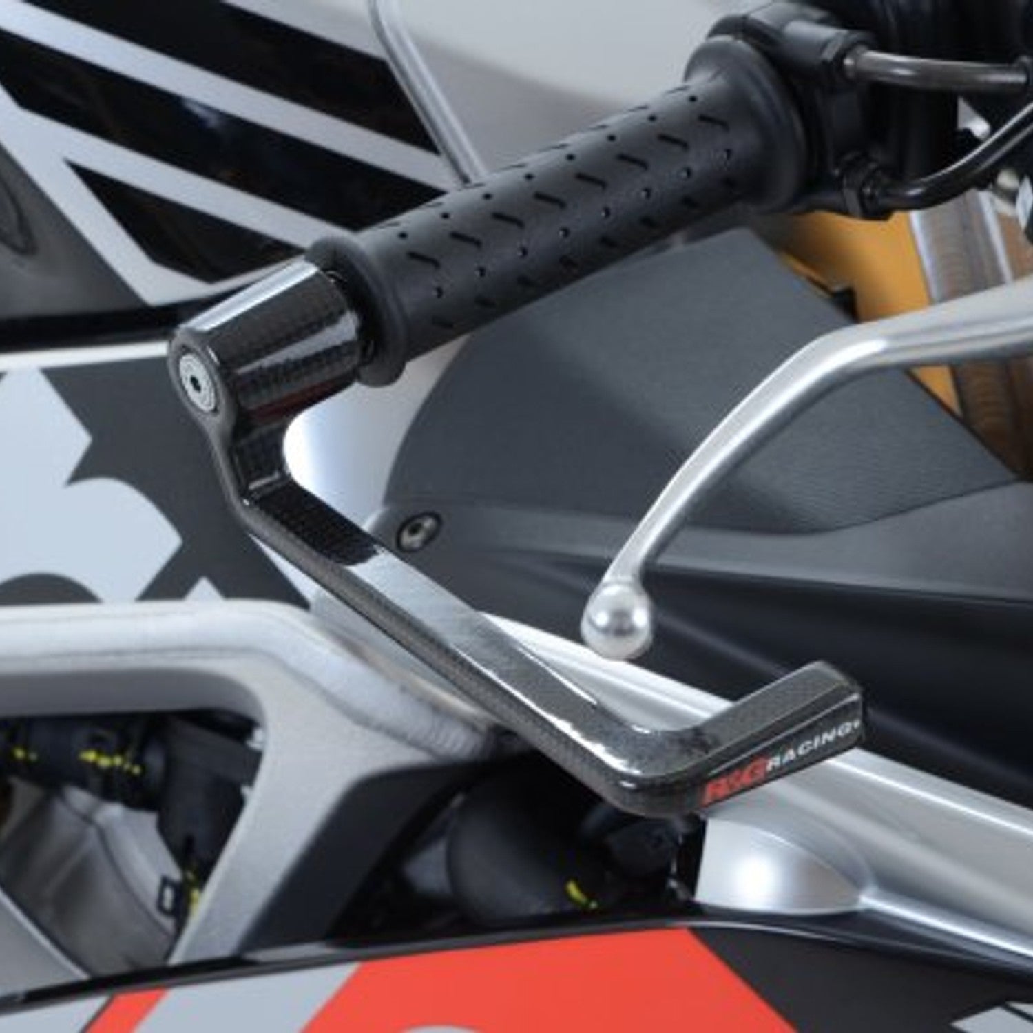 R&G Carbon Fibre Lever Guard for Aprilia RSV4 RF