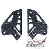 RPM Carbon Fiber Heel Guards for Kawasaki Z900 2018-22