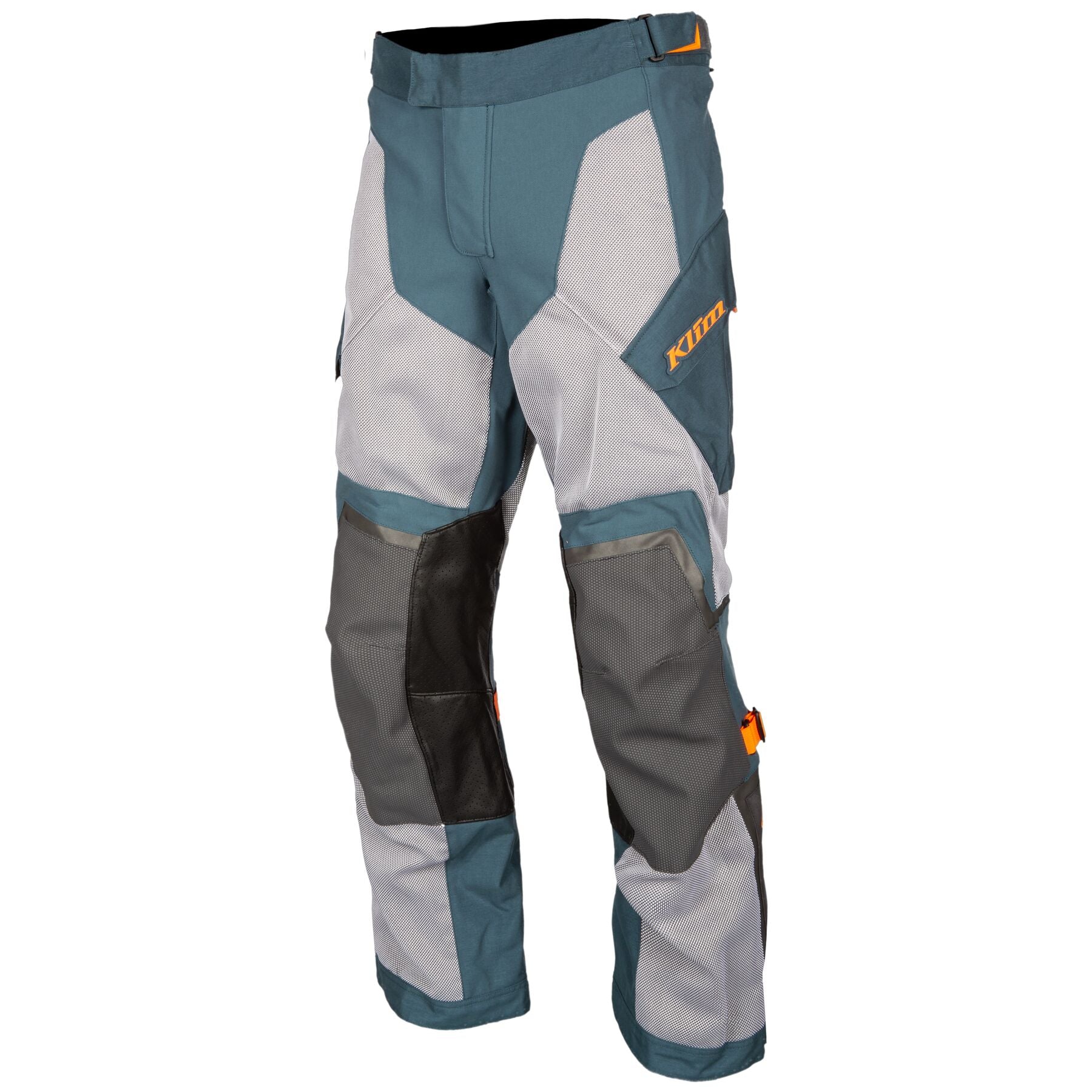 Klim Baja S4 Pants - Petrol/Strike Orange