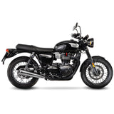 LeoVince Classic Racer Slip-On Exhaust for Triumph Bonneville T100