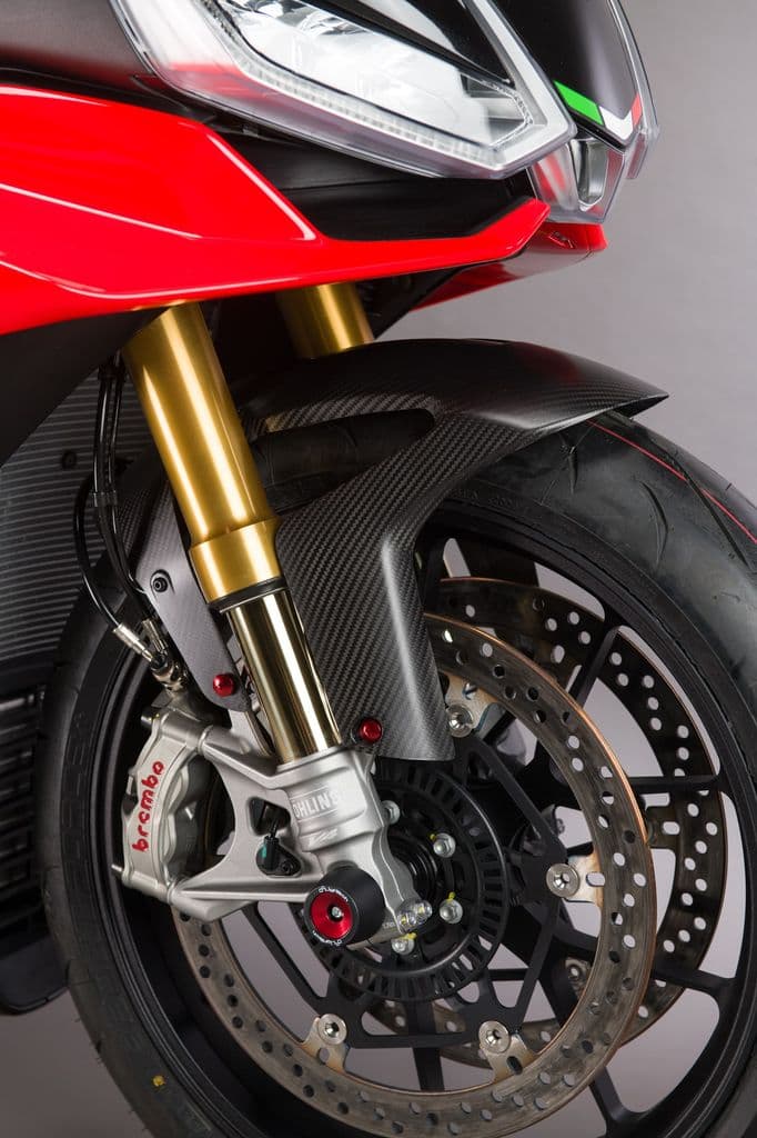 LighTech Carbon Fibre Front Mudguard For Aprilia RSV4 2021-22