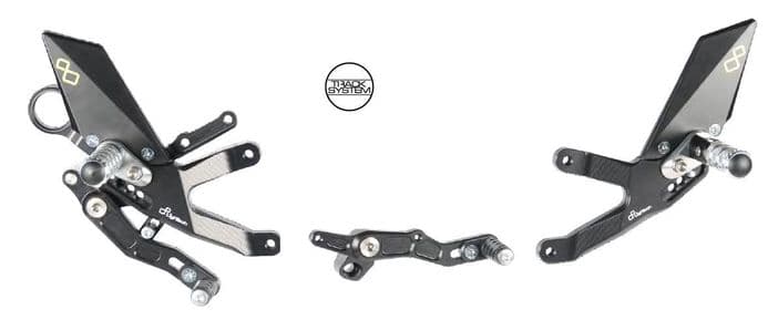 LighTech Adjustable Rearsets for BMW S 1000 R 2017-22