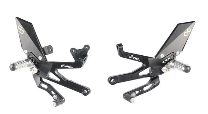 LighTech Adjustable Rearsets For Ducati Streetfighter V4 2020-22