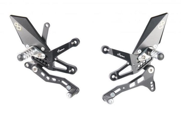 【Riku】 Buy LighTech Adjustable Rearsets For Kawasaki ZX-10R 2021-22