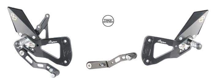 LighTech Adjustable Rearsets For Suzuki GSXR 1000 2017-22