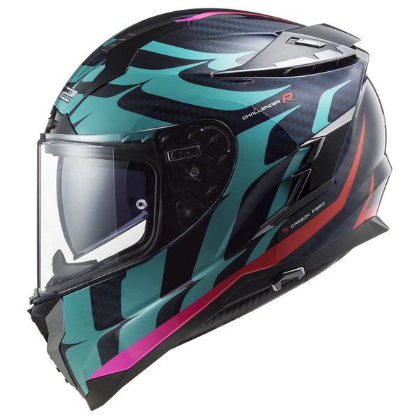 Buy LS2 Challenger GT Carbon Flames Helmet Online with Free Shipping – superbikestore