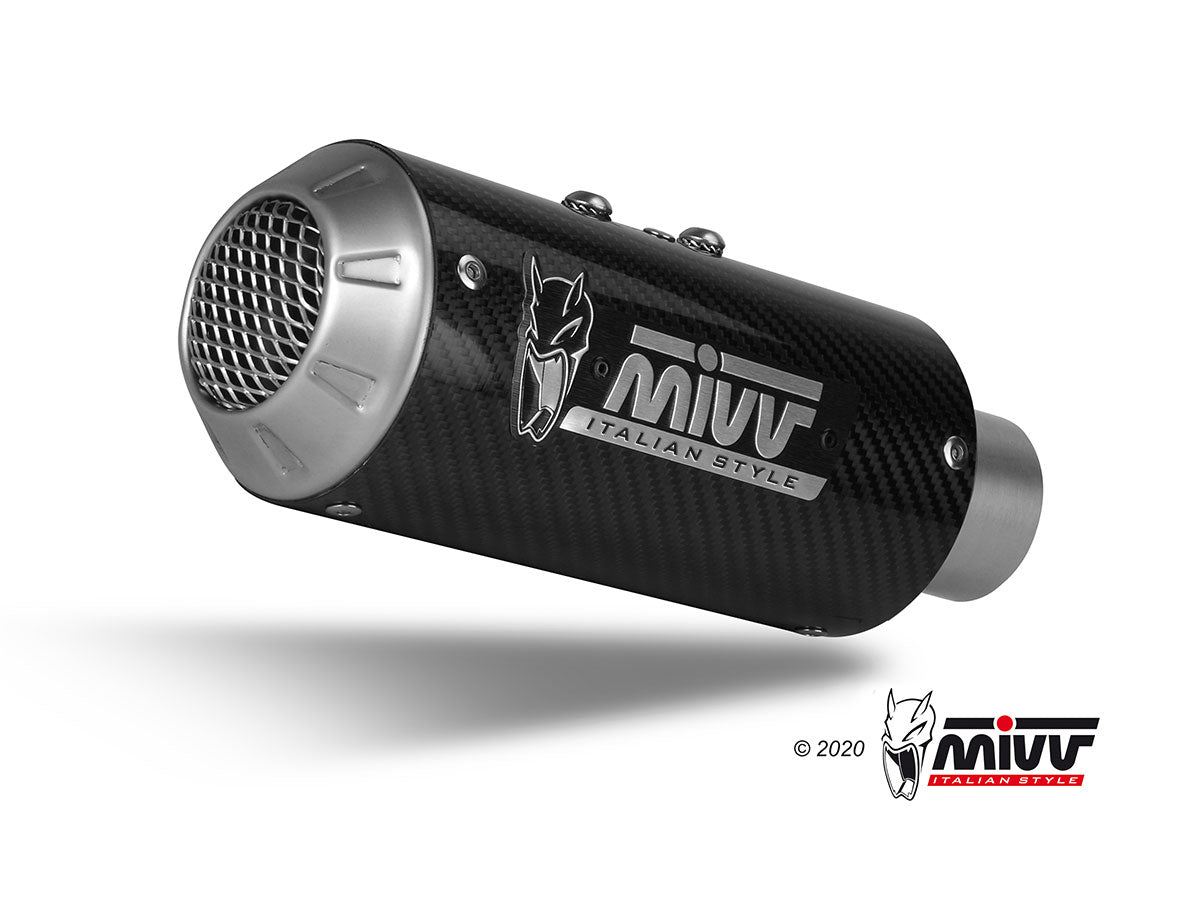 Mivv MK3 Slip-On Exhaust for Suzuki GSX-S1000 2021-22