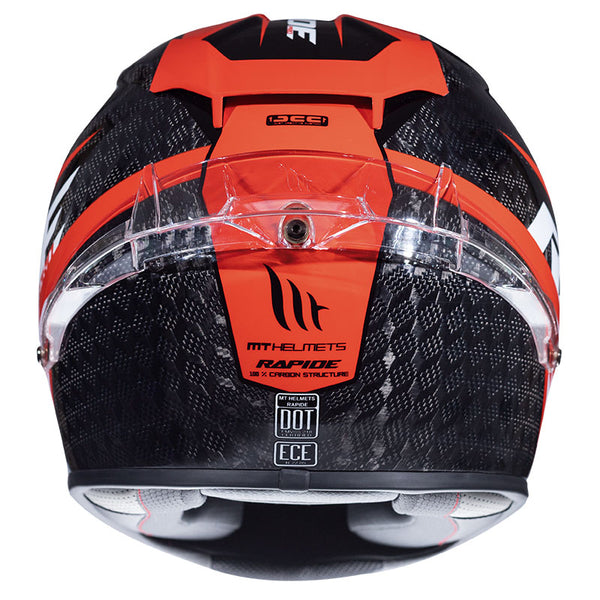 MT Helmets Rapide Pro Carbon C5 Helmet Black Red
