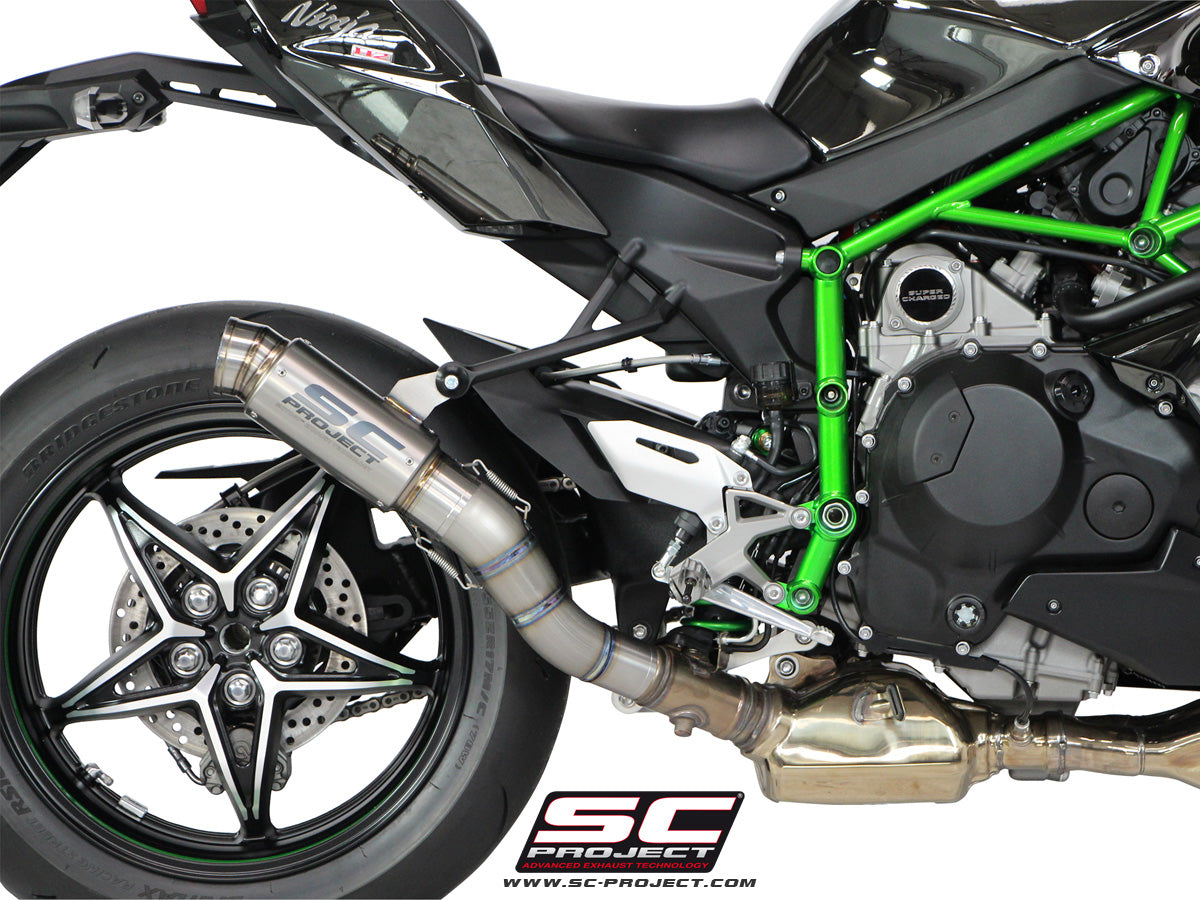 SC Project GP70-R Slip-On Exhaust for Kawasaki Ninja H2 2015-20