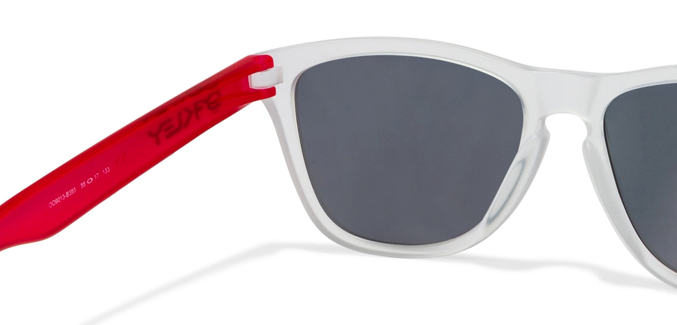 Oakley Transparent Grey Golden B355 Unisex Sunglasses