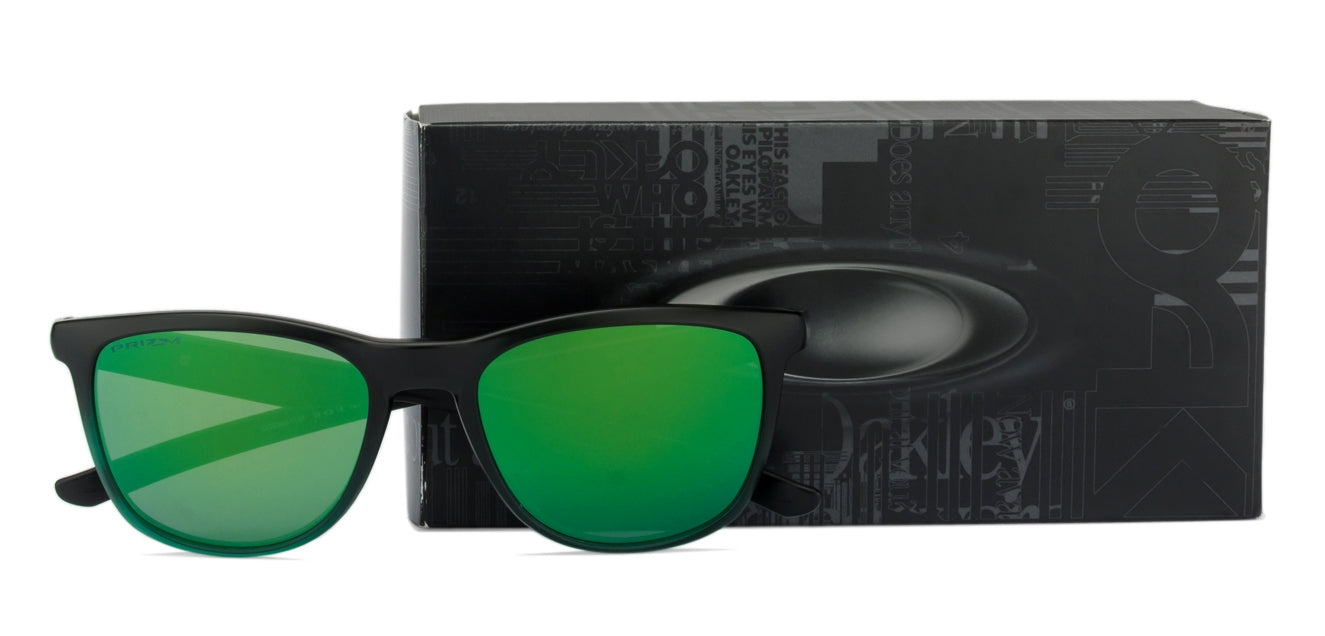 Oakley Black Green Transparent Mirror 11 Unisex Sunglasses