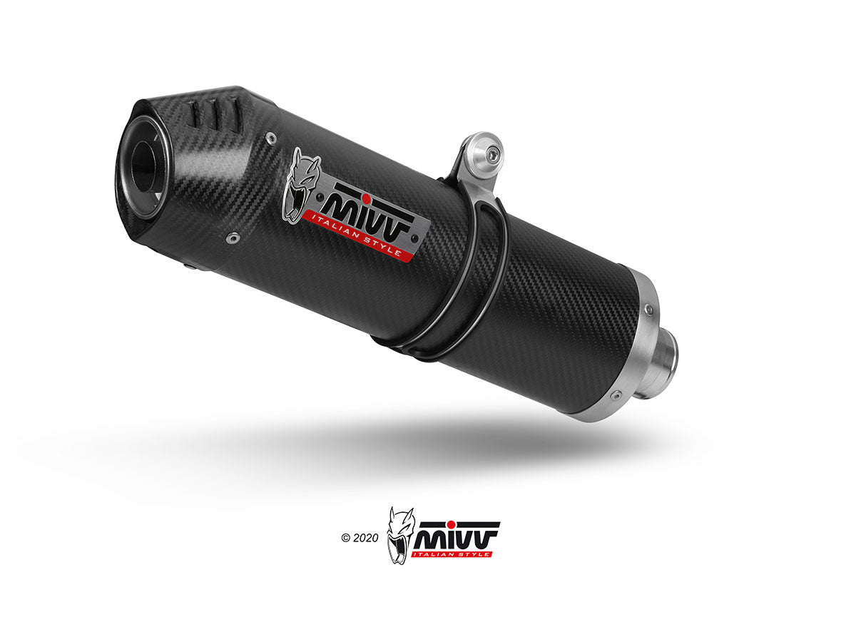 Mivv Oval Slip-On Exhaust for BMW R 1250 GS 2019-22