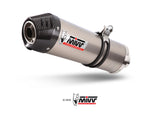 Mivv Oval Slip-On Exhaust for Benelli TRK 502