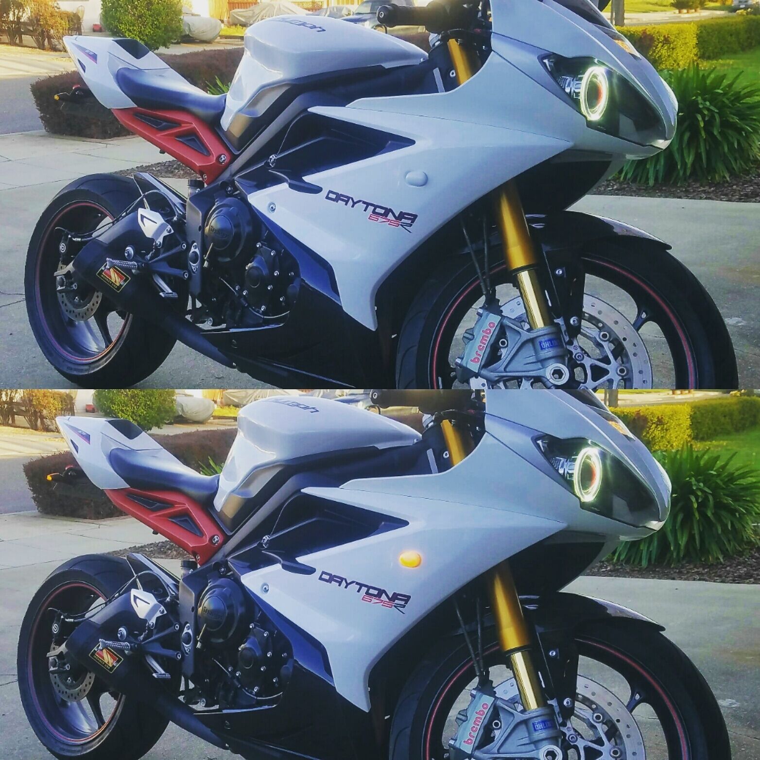 AFCSignals Turn Signals Flush Mount Indicators for Triumph Daytona 675