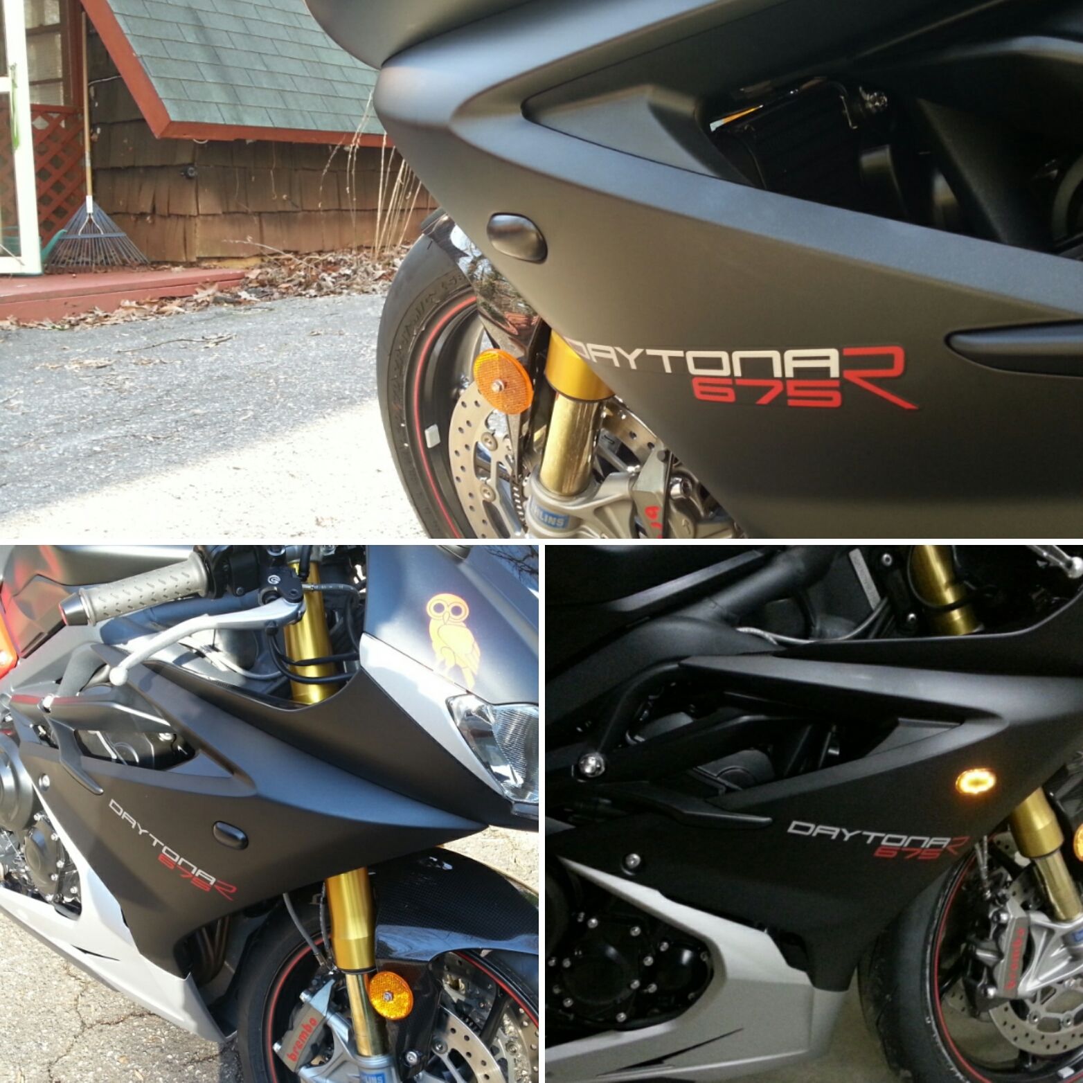AFCSignals Turn Signals Flush Mount Indicators for Triumph Daytona 675