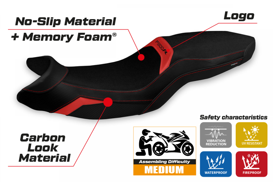 Tappezzeria Almaty Comfort System Seat Cover for BMW F 900 R