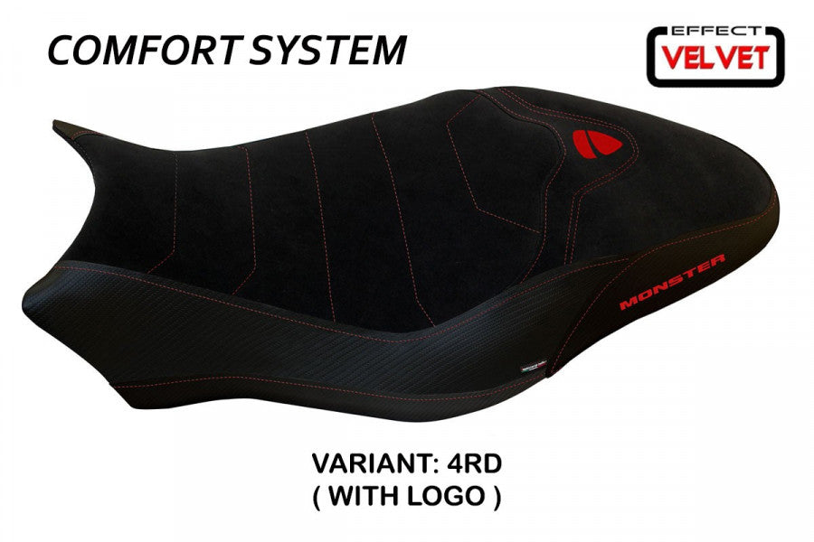 Tappezzeria Ovada 2 Velvet Comfort System Seat Cover for Ducati Monster 797