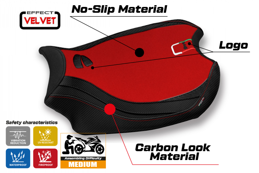 Tappezzeria Kerman Seat Cover for Ducati Panigale V4