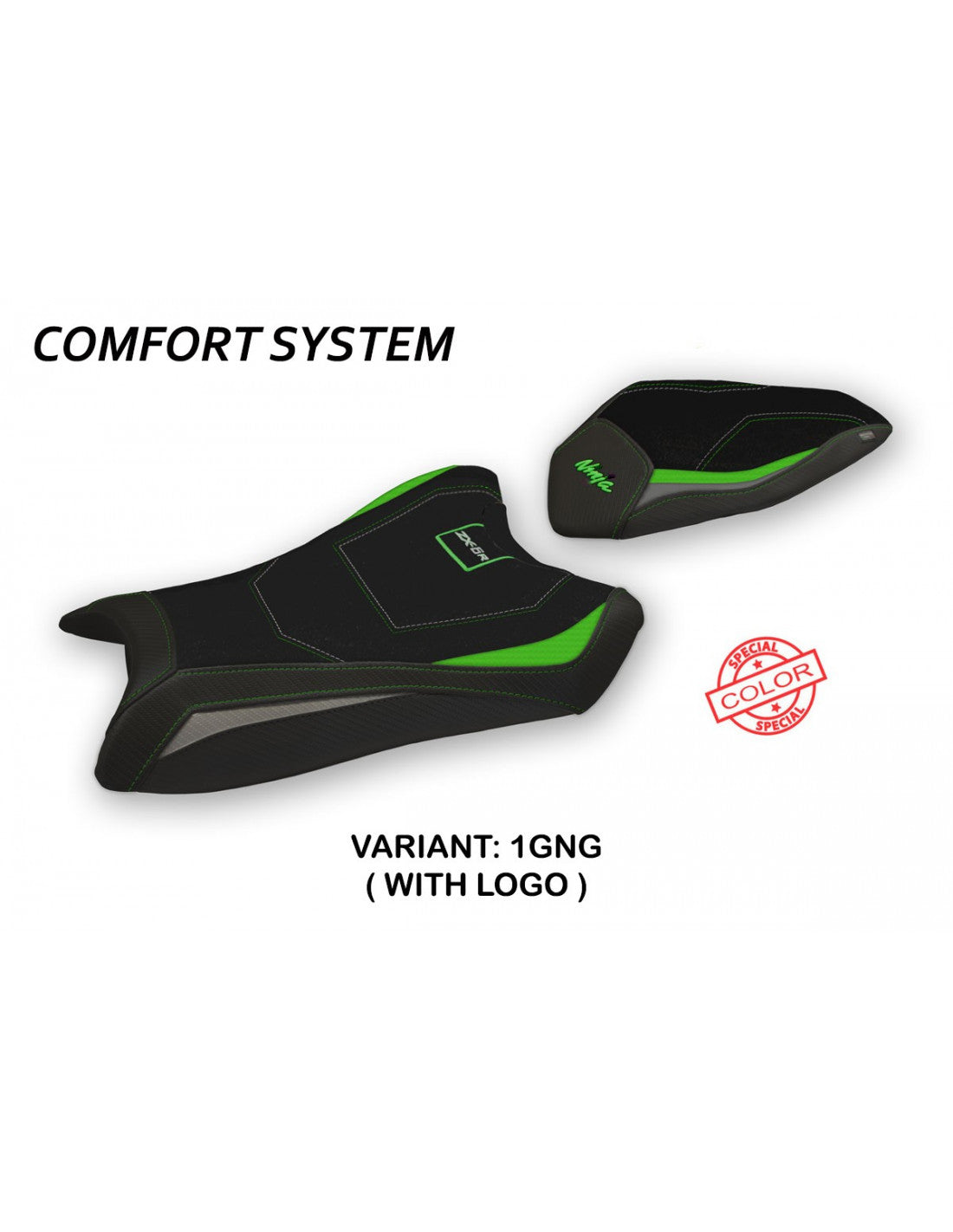 Tappezzeria Anadia Special Solor Comfort System Seat Cover for Kawasaki ZX-6R