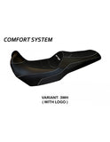 Tappezzeria Malay Total Black Comfort System Seat Cover for Kawasaki Versys 1000