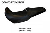 Tappezzeria Malay Total Black Comfort System Seat Cover for Kawasaki Versys 1000