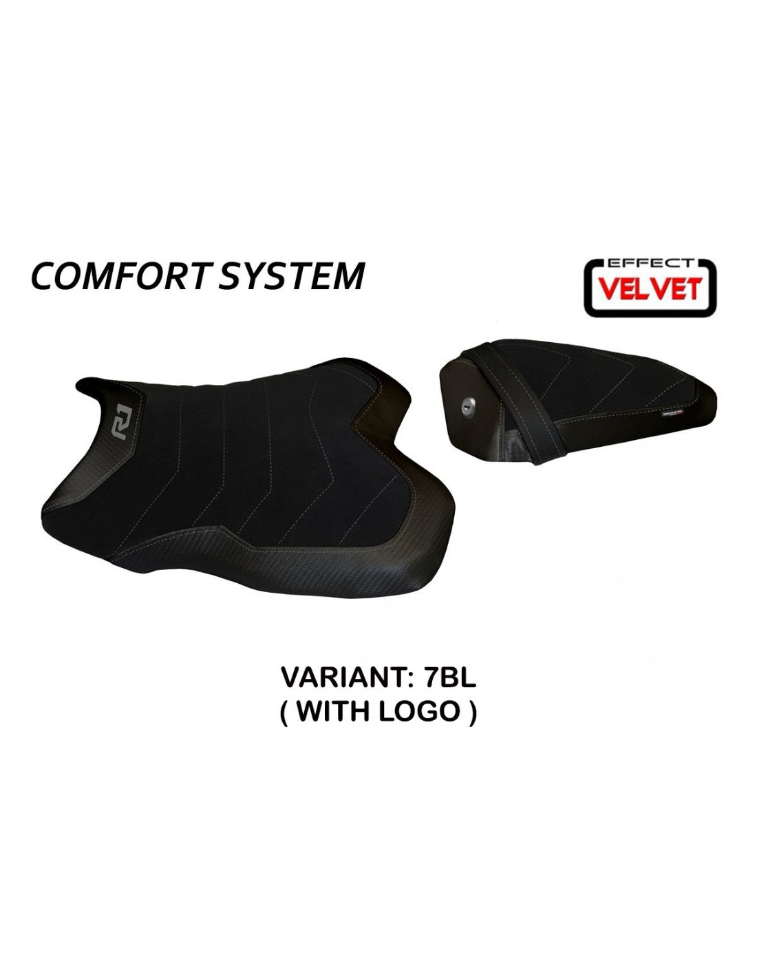 Tappezzeria Cordova 1 Velvet Comfort System Seat Cover for Yamaha R1