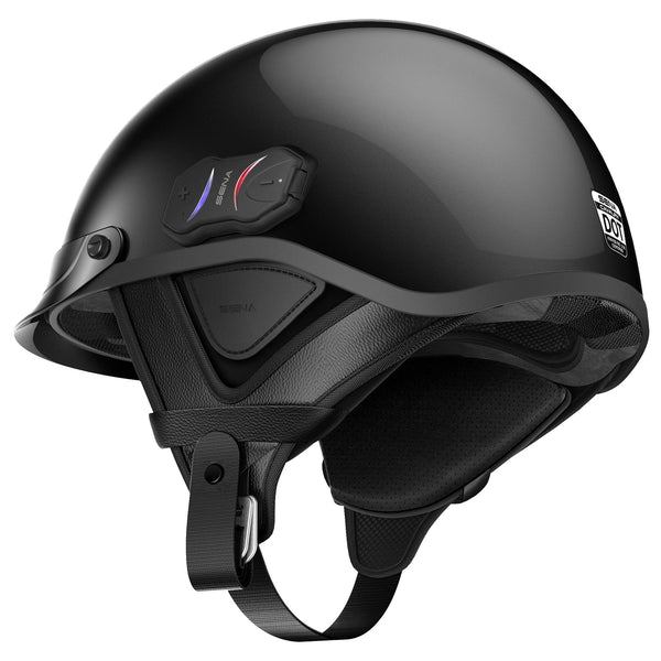 Sena technologies cavalry bluetooth online matte black half helmet