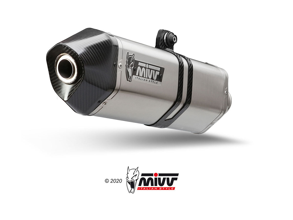 Mivv Speed Edge Slip-On Exhaust for BMW R 1250 GS 2019-22