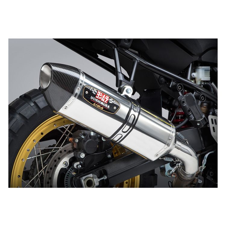 Yoshimura R77 Signature Slip-On Exhaust for Suzuki V-Strom 1000