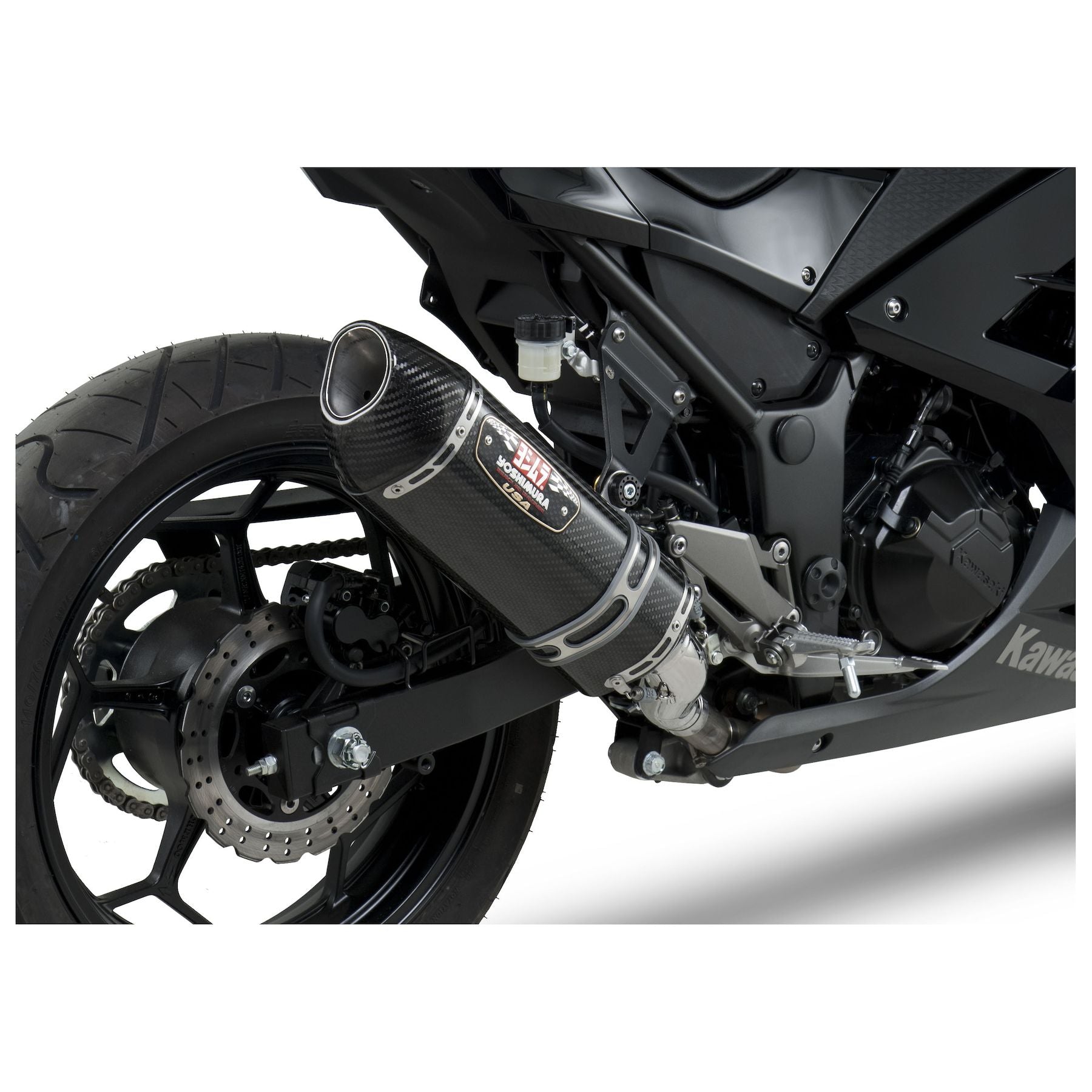 Yoshimura R77 Street Slip-On Exhaust for Kawasaki Ninja 300
