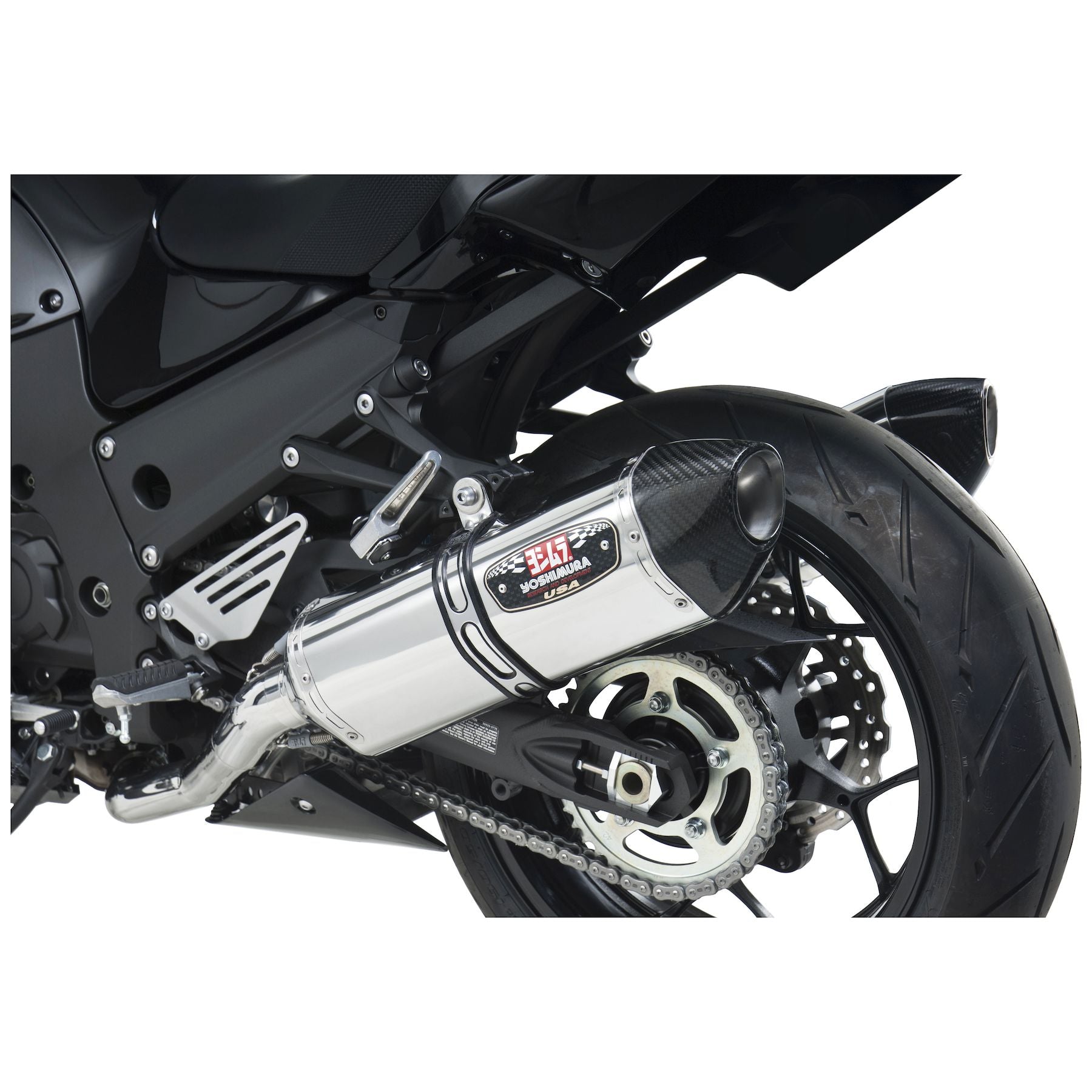 Yoshimura R77 Race Slip-On Exhaust for Kawasaki ZX-14R