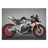 Yoshimura Alpha T Works Race Slip-On Exhaust for Aprilia RSV4 RF
