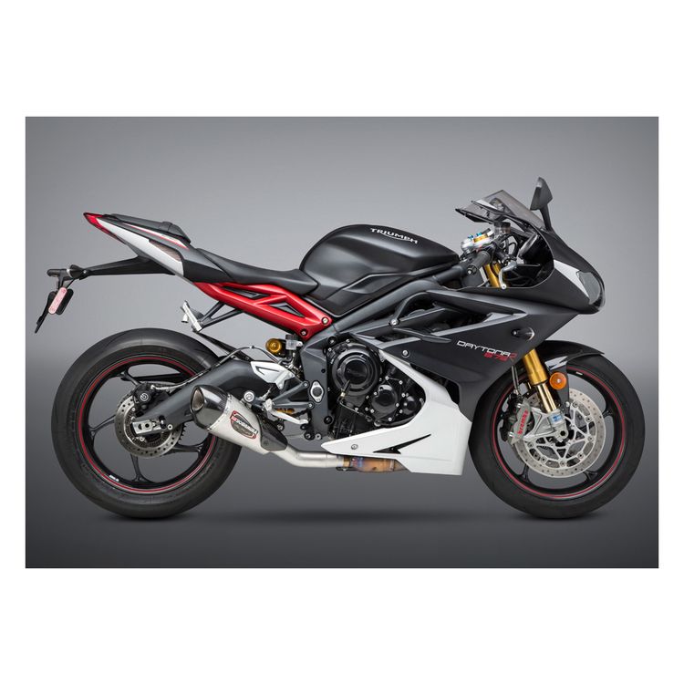 Yoshimura Alpha T Works Street Slip-On Exhaust for Triumph Daytona 675R