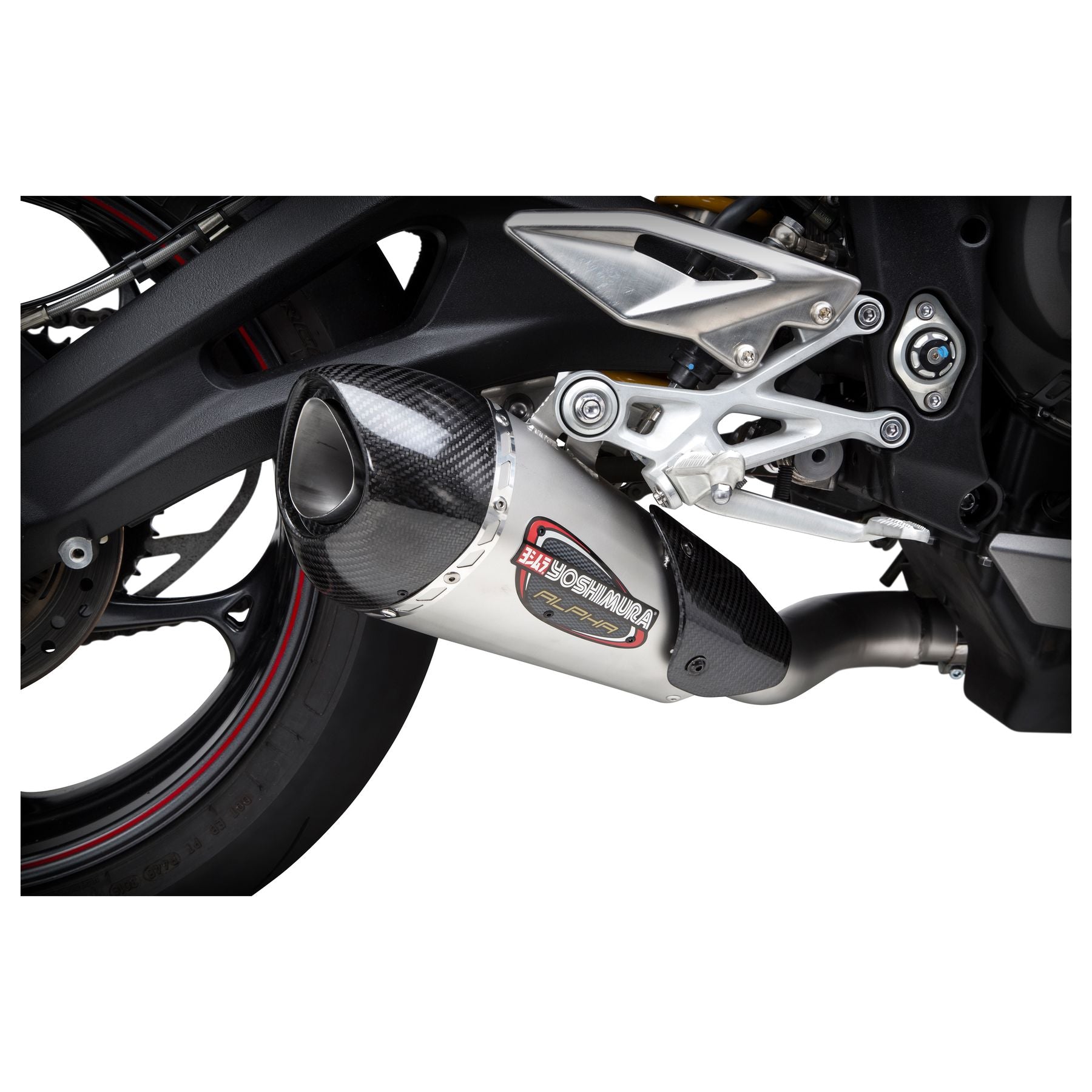 Yoshimura Alpha T Works Street Slip-On Exhaust Triumph Street Triple 765 2017-2019