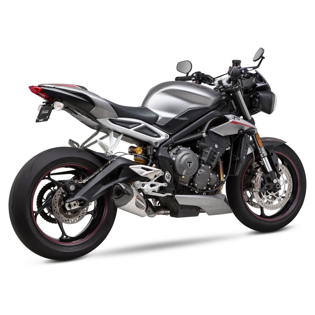 Yoshimura Alpha T Works Street Slip-On Exhaust Triumph Street Triple 765 2017-2019