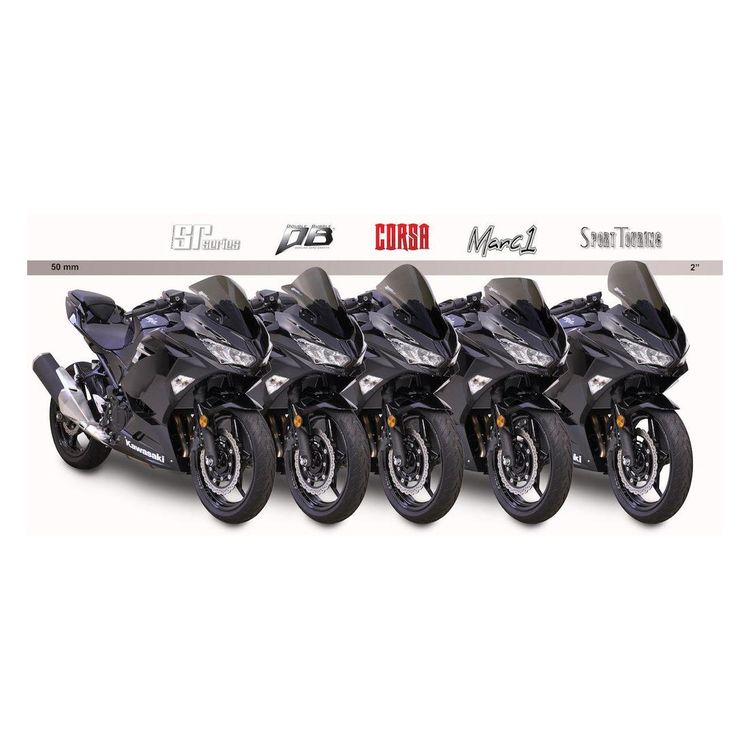 Zero Gravity Sport Touring Windscreen for Kawasaki Ninja 400 2018-22