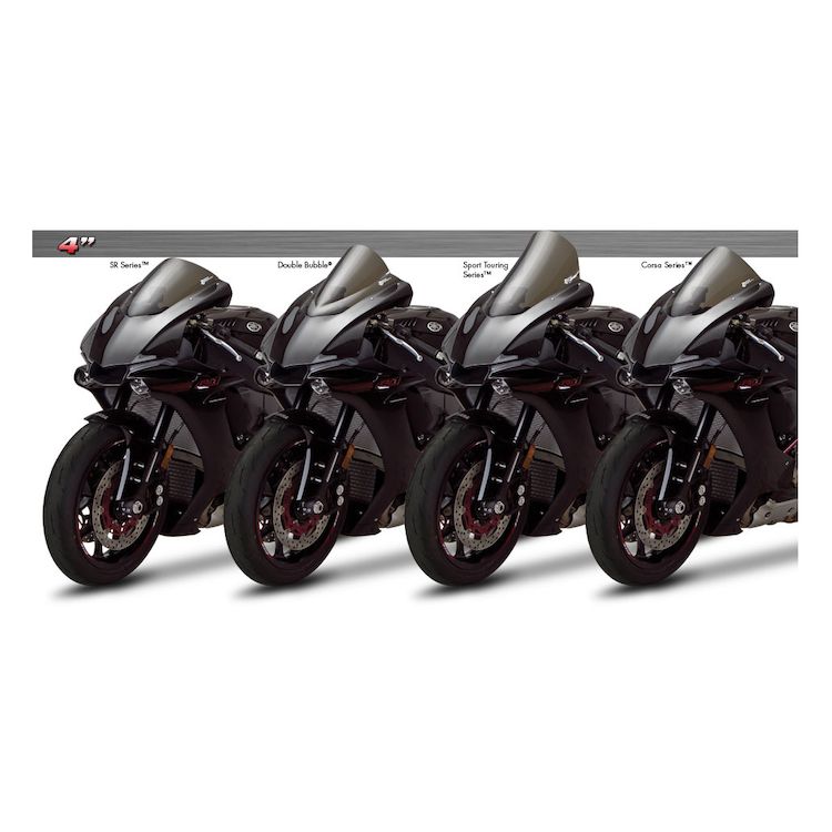 Zero Gravity Double Bubble Windscreen for Yamaha R1 2015-19