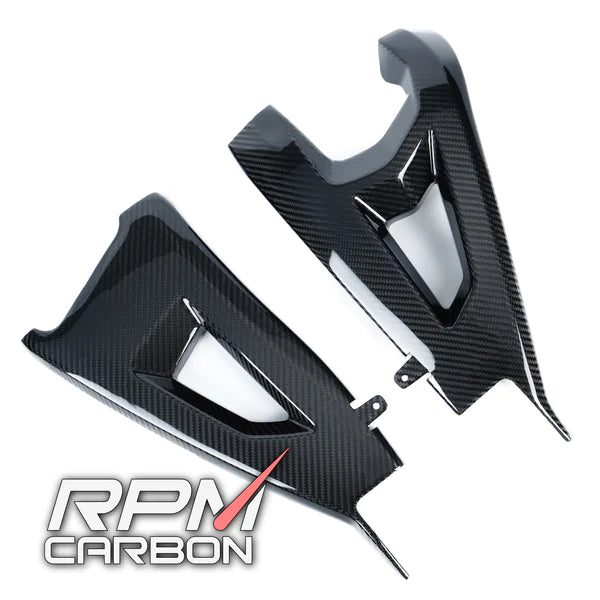RPM Carbon Fiber Swingarm Covers Protectors for Kawasaki ZX-10R 2016-22