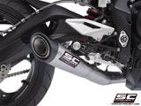 SC Project S1 3-1 Stainless Steel Full Exhaust System for Triumph Street Triple RS 2024-25