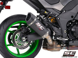 SC Project SC1-R Carbon Fibre Slip-On Exhaust for Kawasaki Z1100